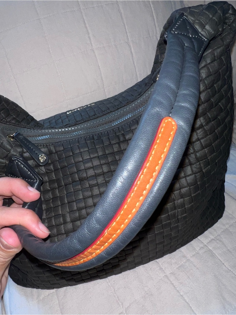 MZ Wallace Magnet Woven Shoulder Hobo Bag - Picture 4 of 9